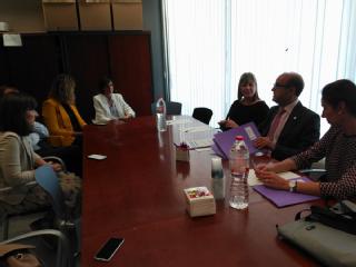 Reunión de trabajo con magistrados de Arenys de Mar